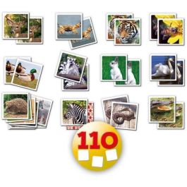 Educa Borrás Juego de Memoria Identic Natura con 110 Cartas de Animales para Niños de 3 a 6 Años 14783 Educa Borrás Juego de Memoria Identic Natura con 110 Cartas de Animales para Niños de 3 a 6 Años 14783