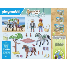 Playmobil 71470 Amélia y Ben con caballos Juguete Figuras Accesorios