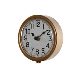 DKD Home Decor Reloj Sobremesa Gasoliner Vintage Naranja Verde 7.3 x 35 x 14 cm (2 Unidades)