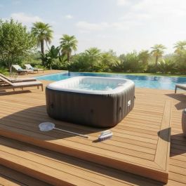 Sunspa SUN3760342641268 Spa Hinchable Cuadrado 4 Plazas con Kit Todo Incluido: Reposacabezas, Filtro, Red, Cepillo, Colchoneta, Funda Precio: 351.98999946. SKU: B1BYQGYVBT