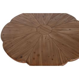 DKD Home Decor Mesa Redonda Comedor Natural 100x77x100 cm Madera