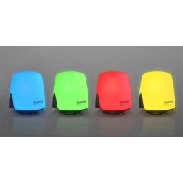 Kuando Busylight Omega LED con Altavoz Integrado y Alerta Visual, USB, Cable de 3m para Microsoft Lync/SfB, Cisco Jabber y Plataformas UC