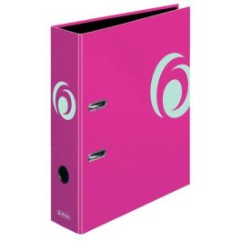 Archivador Palanca Color Blocking Herlitz  A4 80Mm Fucsia Precio: 3.95000023. SKU: B15RXA6CX9