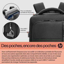 Mochila HP Renew Executive para Portátiles hasta 16"/ Negra Mochila HP Renew Executive para Portátiles hasta 16"/ Negra