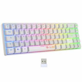 The G-Lab THE1731112746880 Teclado para Juegos Membrana Inalámbrico Semimecánico Retroiluminación Arcoíris Azerty Blanco Precio: 44.5000006. SKU: B182KXTL3K