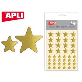 Gomets Apli Estrella Oro Bolsa Con 3 Hojas Precio: 1.9239006049999998. SKU: B1F2SETFCP