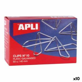 Clips Apli MARIPOSA Nº 10 Plateado Plata 40 mm (10 Unidades) Precio: 21.6900002. SKU: B1G7BYG4PX