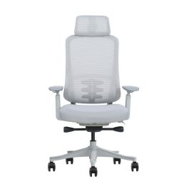 Phoenix Lira Silla de Oficina Ergonómica | Apoyo Lumbar, Reposacabezas 2D, Reposabrazos 3D, Malla Mesh, Pistón Clase 4 hasta 120kg