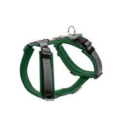 Hunter Arnés Maldon Up para Perro M-L Cuello 57-98 cm Vientre 60-91 cm Verde Oscuro Ajustable Acolchado Reflectante 3M