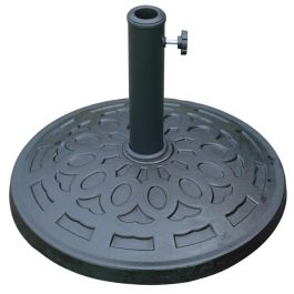 DKD Home Decor Base Parasol Terraza y Jardín 50x50x34 cm Negro Resina Acero Ajustable Precio: 27.69000058. SKU: B16X2558QN