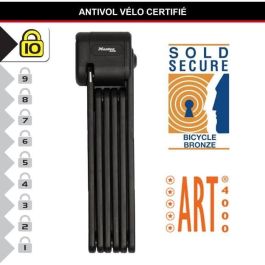 Candado plegable para bicicleta - MASTER LOCK - 8333EURDPRO - Acero endurecido, 3 llaves, certificado, soporte incluido Candado plegable para bicicleta - MASTER LOCK - 8333EURDPRO - Acero endurecido, 3 llaves, certificado, soporte incluido