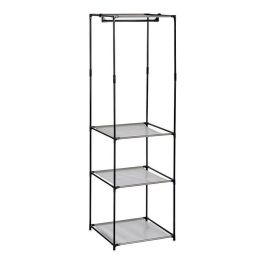Armario Abierto Kipit 160 cm Negro/Gris - 43.5x50x160 cm (6 Unidades)