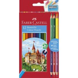 Lapices De Colores Faber-Castell Estuche De 12 + 3 Bicolor Precio: 3.50000002. SKU: B1EGK4722Q
