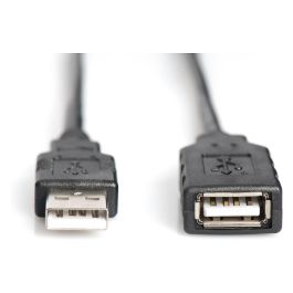 Digitus Cable USB 2.0 Verlängerungskabel Typ A -A St/Bu 15m sw Negro 15 metros