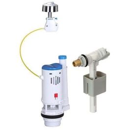 Novobain NOV3047404180997 Kit de cisterna para inodoro con mecanismo y grifo, caudal 3/6L, altura regulable 250-510mm, accesorios Precio: 45.50000026. SKU: B136SHJE4M