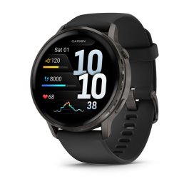 Garmin Venu 4 Smartwatch GPS con Pantalla AMOLED de 1.4" (45mm) y 454x454 Pixeles, Correa de Silicona Negra Precio: 519.78999952. SKU: B1EDJSFK2Q