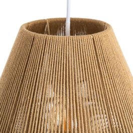 Lámpara Techo Natural Cuerda de Papel 25,50 X 25,50 X 26 cm