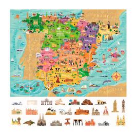 Headu Juego Educativo Descubre España Mapa con Figuras 3D para Niños 5-10 Años