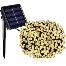 LUMI GARDEN Yogy Guirnalda de luz solar solar - Luz blanca cálida solar - 200 LED - 1700 cm Precio: 31.50000018. SKU: B12YRP6Y9L