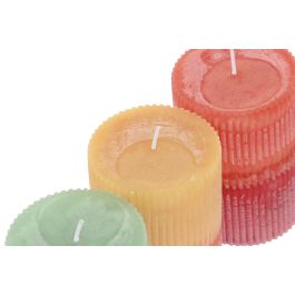 DKD Home Decor Vela Shabby Bicolor de Cera 315 gr. 7x7x10 cm Pack 12 Unidades Decoración Colores Surtidos DKD Home Decor Vela Shabby Bicolor de Cera 315 gr. 7x7x10 cm Pack 12 Unidades Decoración Colores Surtidos