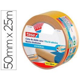 Tesa Cinta Adhesiva Doble Cara Universal Permanente 50 mm X 25M Para Moquetas Precio: 14.49999991. SKU: B133MRNY95