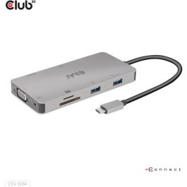 Club3D CAC-1589 USB-C 9in1-HUB HDMI/VGA/2xUSB/USB-C/RJ45/SD PD100W Precio: 97.68999977. SKU: B1JHLCXHQV