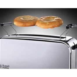 Russell Hobbs 23510-56 Tostador con Ranura Alargada Victory, Regulador de Tueste, Apto para Pan Congelado, Bandeja Recogemigas