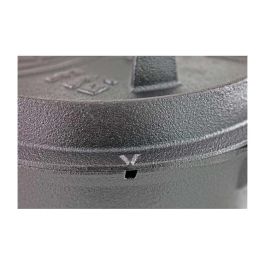 Petromax FT6 Feuertopf - Olla de Hierro Fundido para Horno, 5.7 Litros, Color Negro, 185 x 330 x 360 mm