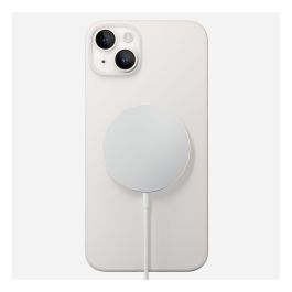 Nomad Super Slim Case iPhone 14 Plus - Funda ultradelgada blanca, plástico reciclado, resistente a golpes y rayones