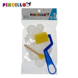 Set Rodillo Esponja Con Sello Y Paleta Pincello 10X4CM (36 Unidades) Set Rodillo Esponja Con Sello Y Paleta Pincello 10X4CM (36 Unidades)