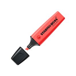 Rotulador Stabilo Boss Fluorescente 70 Rojo