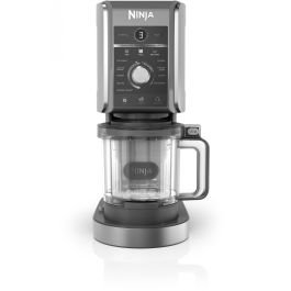 Ninja NC501EU Creami Deluxe Máquina de Helados y Batidos 2.1L con 3 Recipientes, Preparación de Sorbete, Negro/Plata