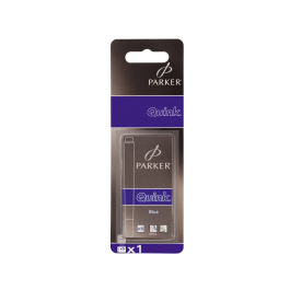 Parker Recambio Tinta Estilografica Azul Real Caja de 5 Cartuchos