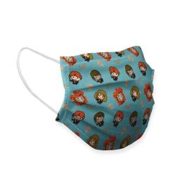 Safta Display de Mascarillas Infantiles Harry Potter, Pack de 24 Unidades para Niños 6-9 Años, Talla M, Medidas del Display 15x6,5 cm