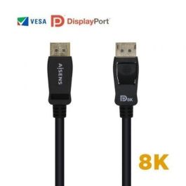 AISENS - CABLE DISPLAYPORT CERTIFICADO V1.4 8K@60HZ, DP/M-DP/M, NEGRO, 2.0M Precio: 5.50000055. SKU: S5622010