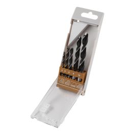 Wolfcraft 8458000 | Juego de 5 Brocas Espiral para Madera, Vástago Redondo, Diámetros Ø4, Ø5, Ø6, Ø8, Ø10 mm Precio: 5.79000004. SKU: S7917608
