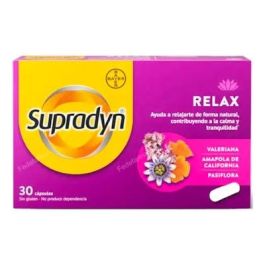 Supradyn Relax 30 Capsulas Precio: 18.414. SKU: B13LCM48JK