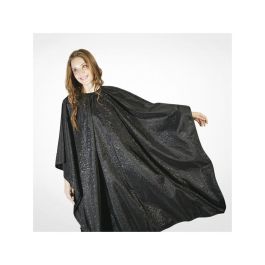 Bifull Capa de Corte Negra Decorada con Motivo Hojas - Polyester, Cierre Velcro, 128x148cm Precio: 9.5000004. SKU: B1H69MGP38