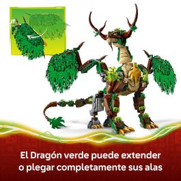 LEGO 71859 Ninjago Dragón De La Vida Set De Construcción Para Niños Y Niñas +9 Años Con 1050 Piezas Y 8 Minifiguras