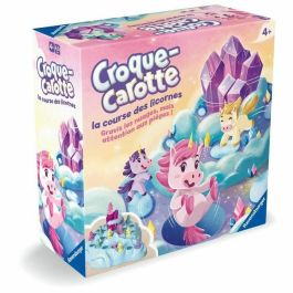 Croque Carrot Unicorn, Juego de mesa basado en Croque Carotte, Divertido juego de curso, 4 años, 22798, Ravensburger