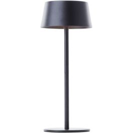 Lámpara de mesa para exterior - BRILLIANT - PICCO - LED y solar - Metal y plástico - 5 W - Negro esmerilado