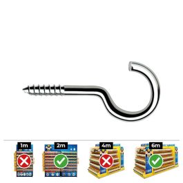 Celo Hembrilla Roscada Abierta Ø2,1 x 25 mm Zincado Caja 500 uds Din ha Precio: 12.59000039. SKU: S7903042