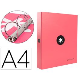 Carpeta 4 Anillas 40 mm Mixtas Antartik A4 Forrada Color Coral Precio: 6.8848995039. SKU: B16WKJXQWQ