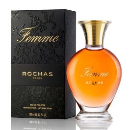 Rochas Femme Eau de Toilette 100 mL Vapo - Elegancia Clásica Parisina con Notas Florales y Amaderadas Intemporales