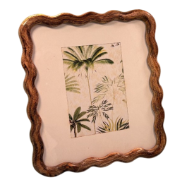 DKD Home Decor Marco Foto 10X15 Marron Blanco 2 x 27 x 24 cm Paspartu 4 Unidades