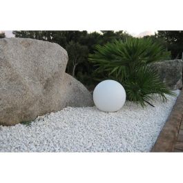 LUMISKY - Bola de luz con cable para exterior LED - blanco BOBBY - Base Ø50cm E27