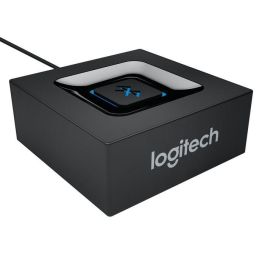 Logitech Adaptador de Audio Bluetooth para Altavoces, Convierte Sistema de Sonido en Inalámbrico, Conexión Multipunto RCA 3.5mm