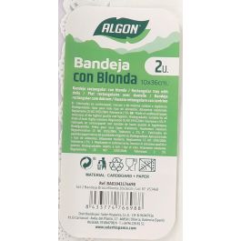 Algon Set 2 Bandejas para Brazo Blonda 10 x 36 cm (36 Unidades)