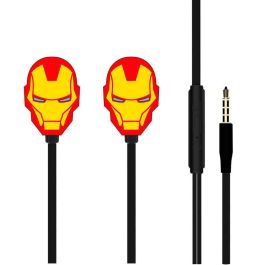 ERT GROUP Auriculares Iron Man Marvel, con Cable Jack 3.5mm, Control Remoto Multifuncional para Música y Llamadas Precio: 10.50000006. SKU: B13YXV27Z3