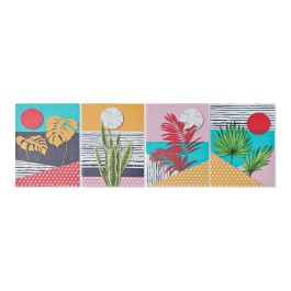 Cuadro Tropical DKD Home Decor Multicolor 1.8 x 40 x 30 cm (4 Unidades) Precio: 8.12394. SKU: B14HZFMVSZ